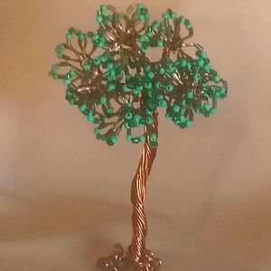 Hand Crafted Miniature Copper Wire tree